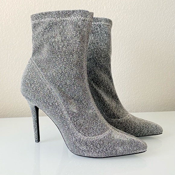 Charles David Shoes - Charles By Charles David Glitter Sock Booties